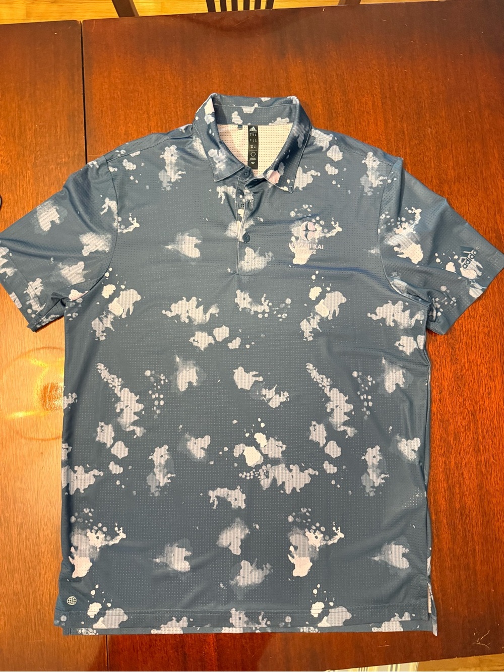 Adidas Hawaii Kai Golf Course Hawaiian Print Polo Men’s Medium